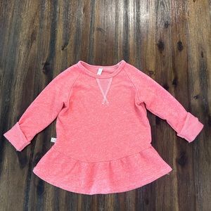 Childhoods NEON peplum crew